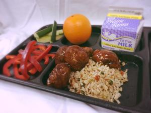 BBQ Teriyaki Meatballs with Asian Stir Fried Rice BBQ Teriyaki Meatballs with Asian Stir Fried Rice